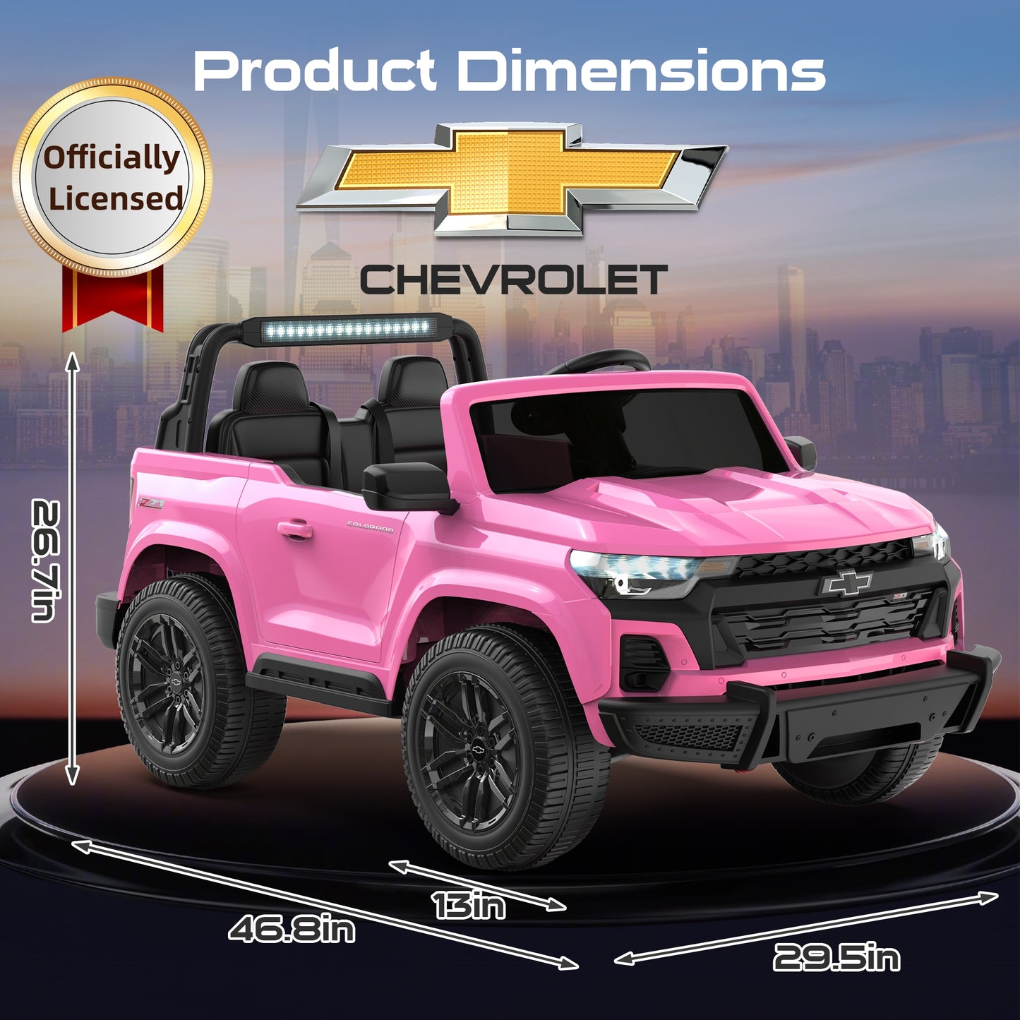 East doll 24V Licensed Chevrolet Electric Car Toys,2 Seater